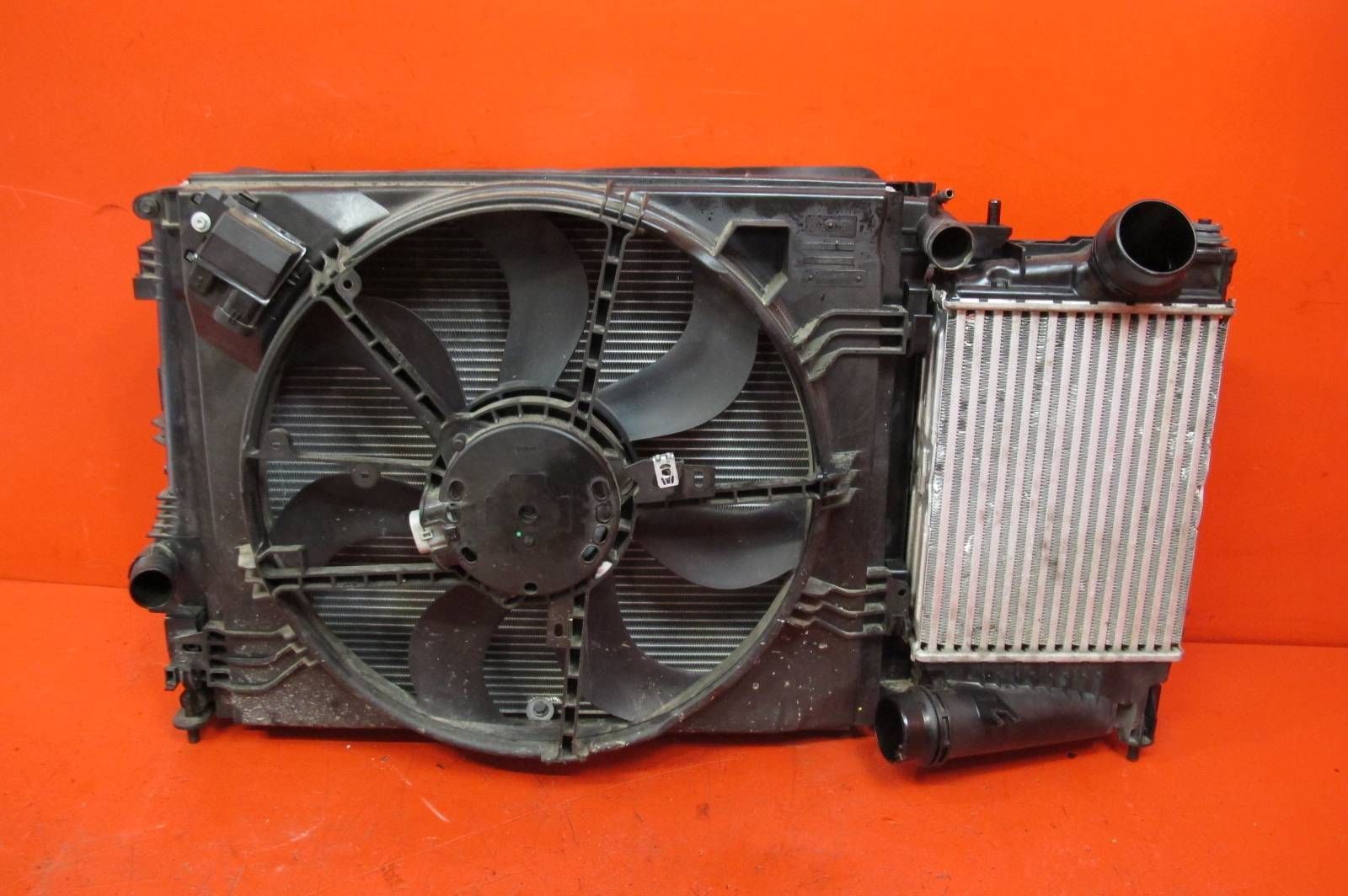 RENAULT SCENIC IV 4 1.3 TCE support panel for radiators radiator fan KOMPLET