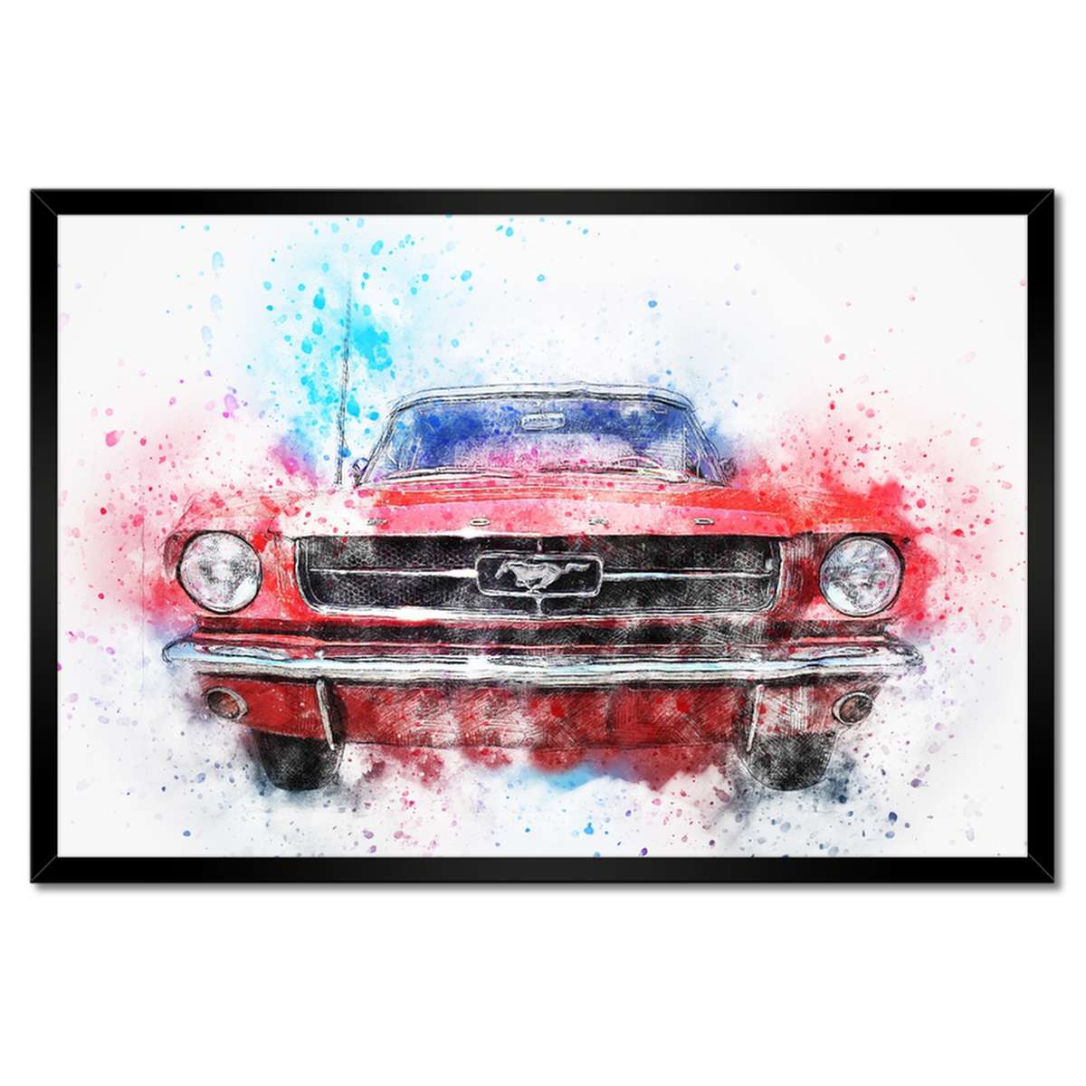 Plakáty v rámu 60x40 Ford Mustang