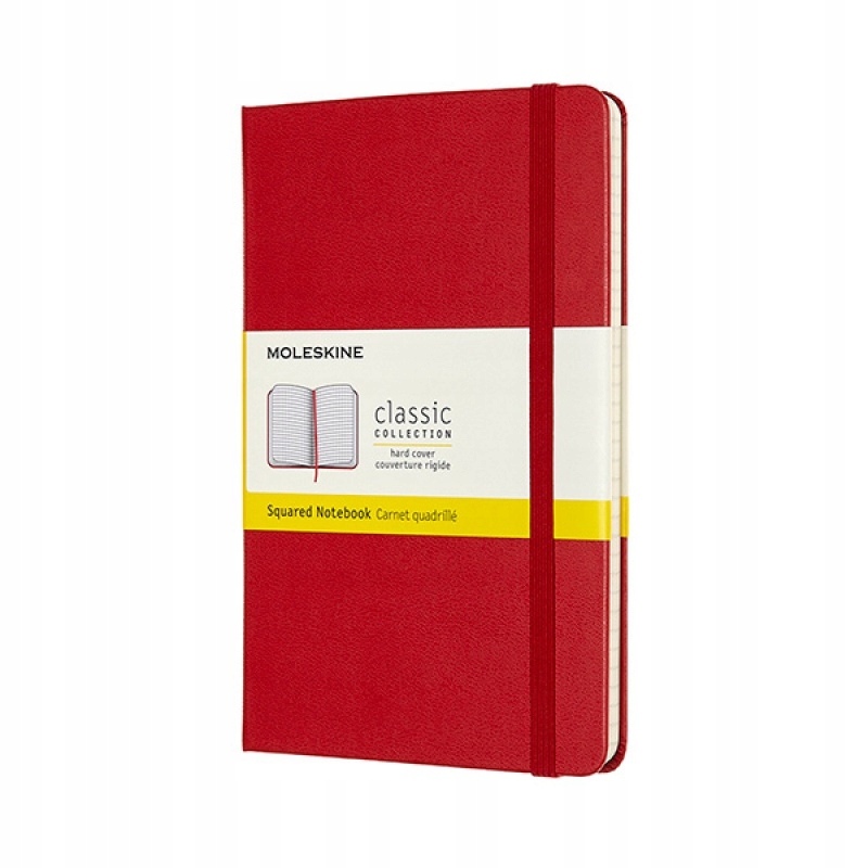 Notes Classic M 11,5x18 cm w kratkę twarda oprawa
