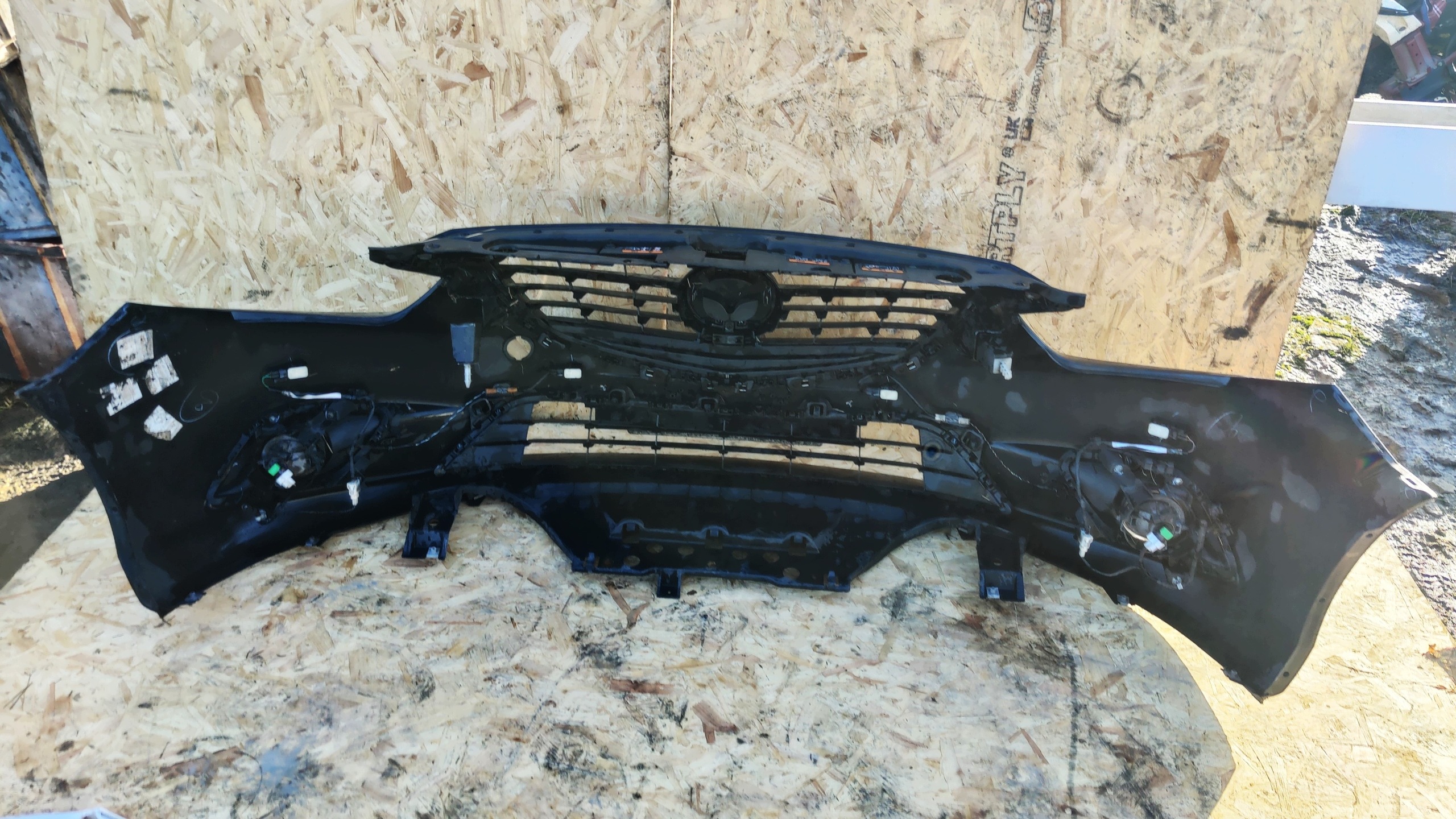 MAZDA 6 GJ LIFT bumper front front complete black PDC