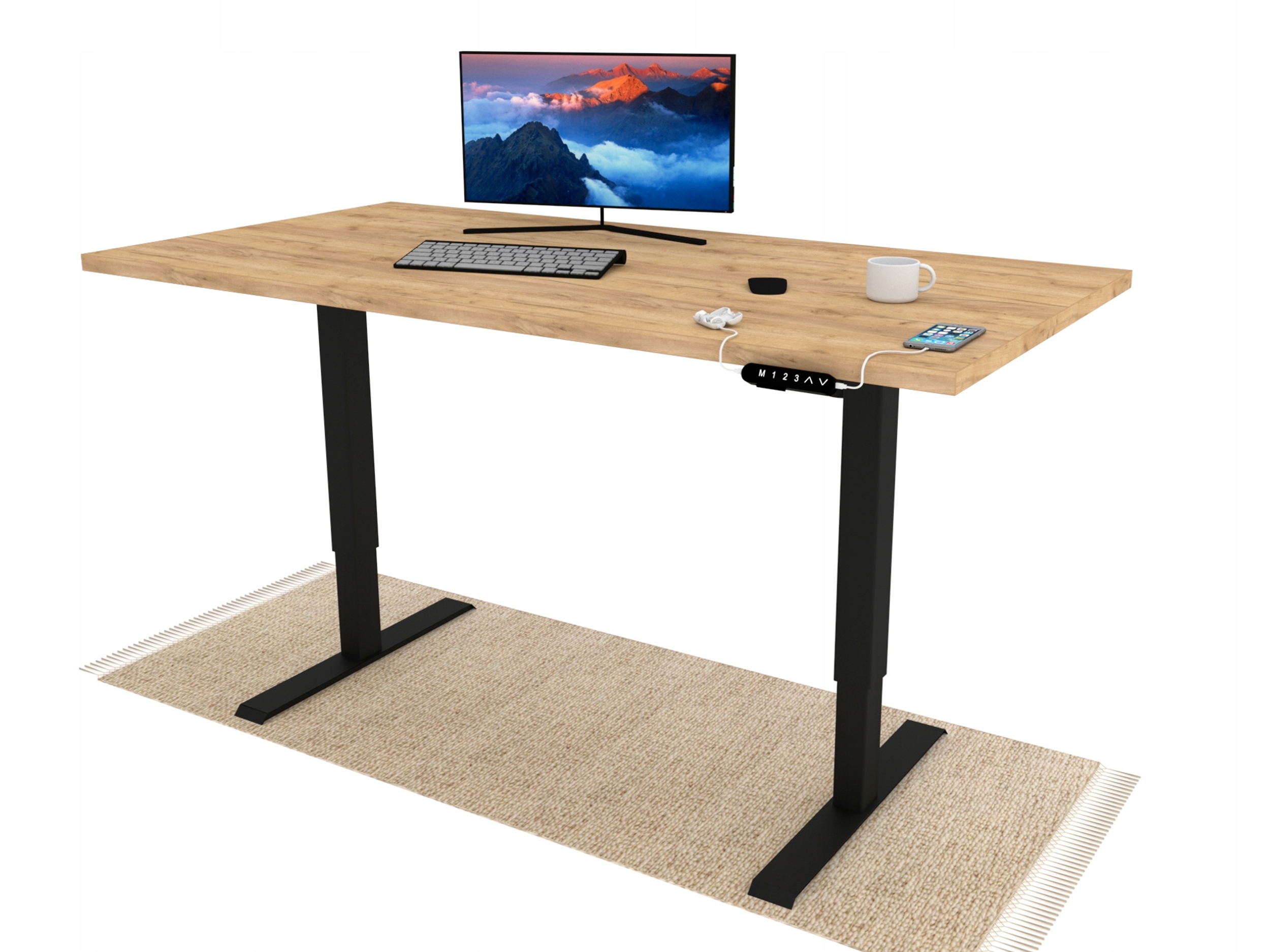 

Biurko Elektryczne Z Regulacją Wysokości 140x70
