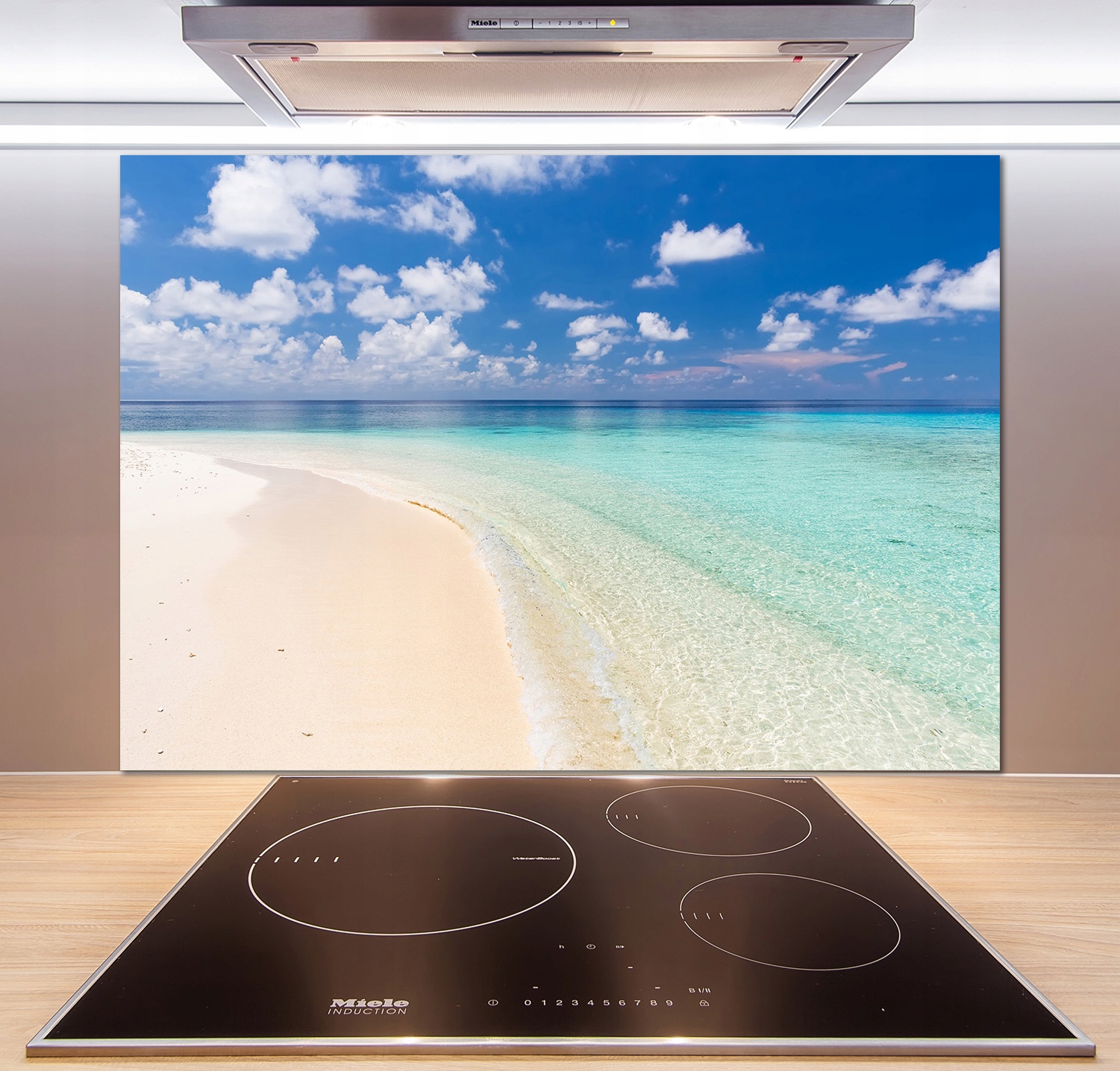 

Panel lacobel Plaża na Malediwach 100x70 cm + Klej