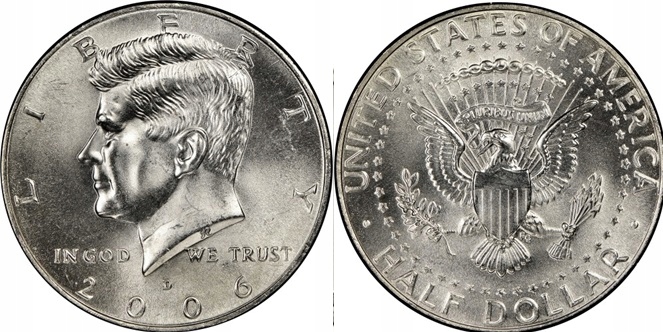 50 centów USA (2006) - Kennedy Half Dollar Mennica Denver