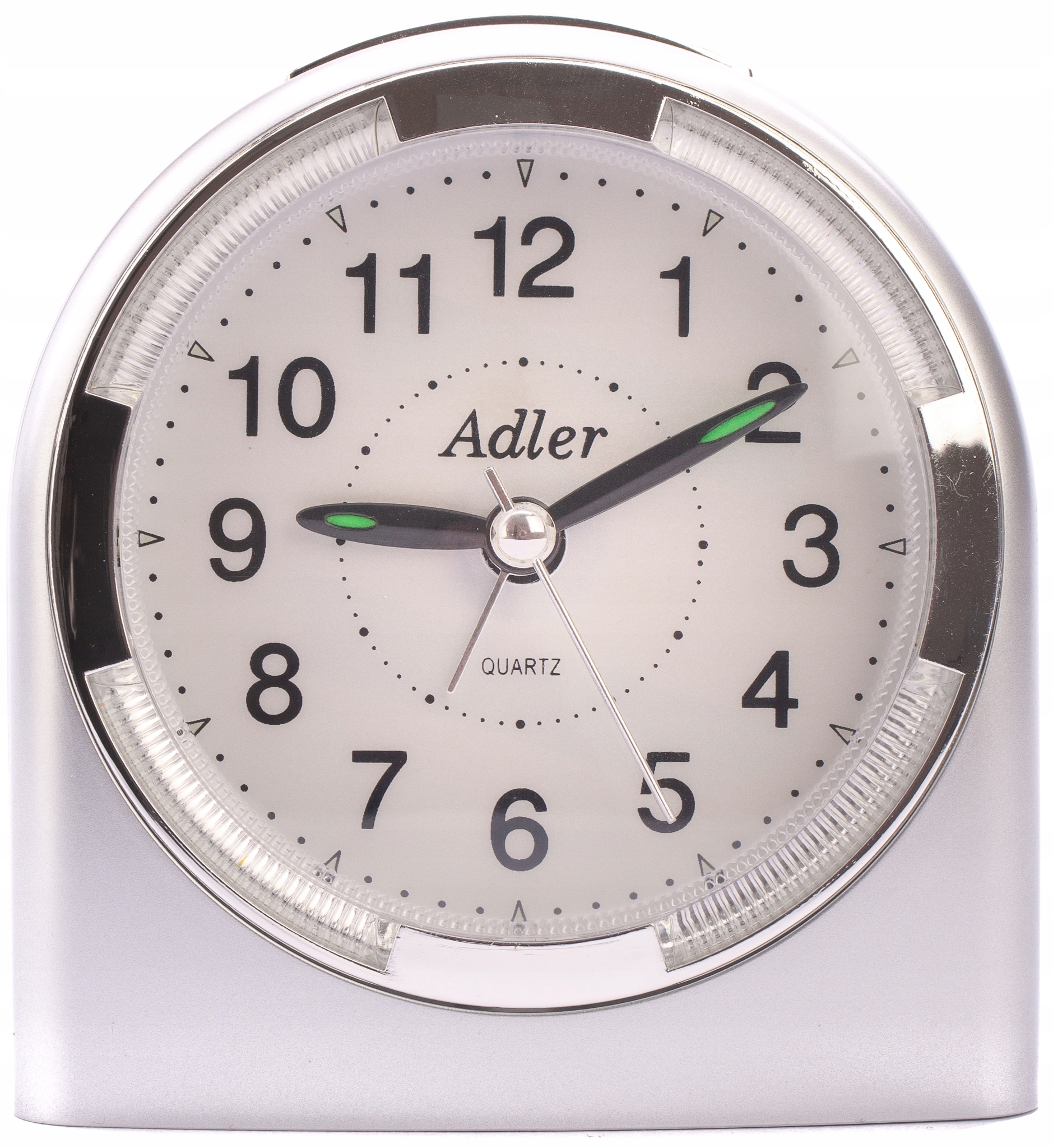 

Budzik Kwarcowy Adler Płynący PT101 srebrny