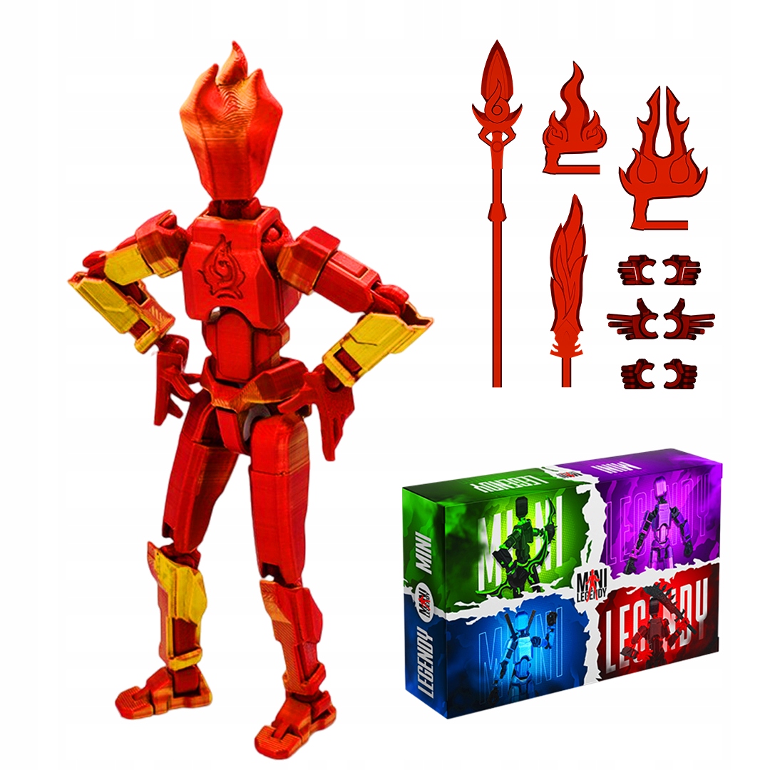 Mini Legendy Sběratelská figurka Živelník Inferno Akcesoria