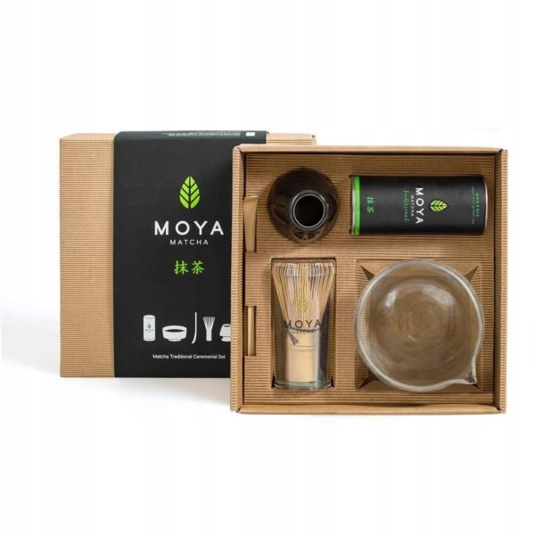 Levně Ceremoniální sada na matcha Moya Matcha Tradiční a šálek s výlevkou