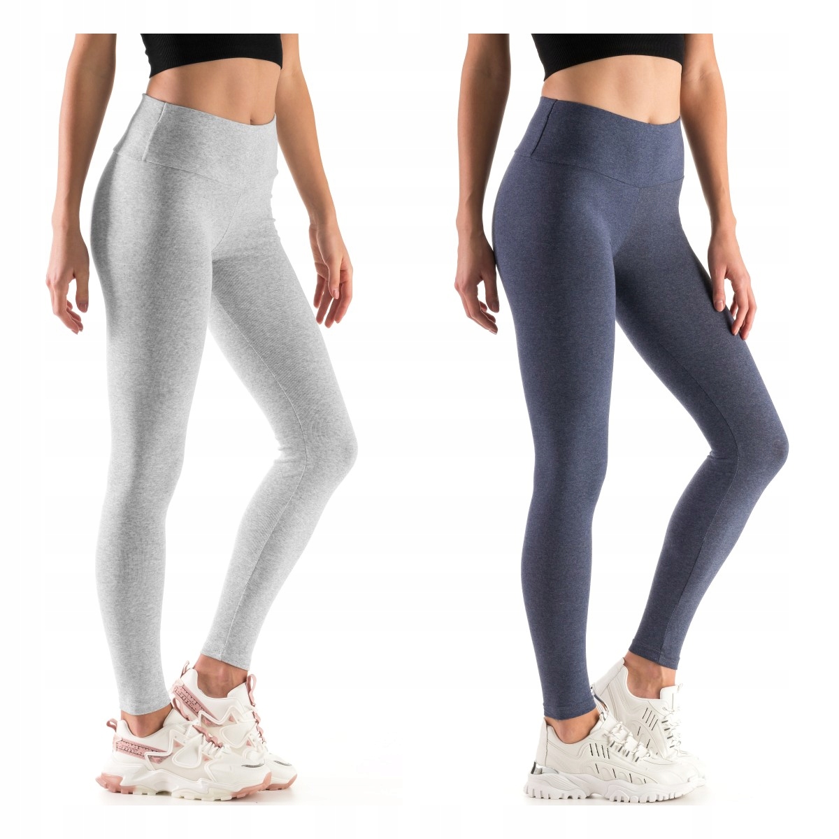

2X Legginsy Z Wysokim Stanem Wyszczuplające Lwp