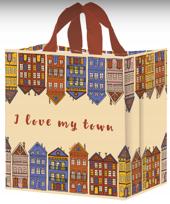 TORBA FRASPO 24L MIASTO ŻÓŁTA