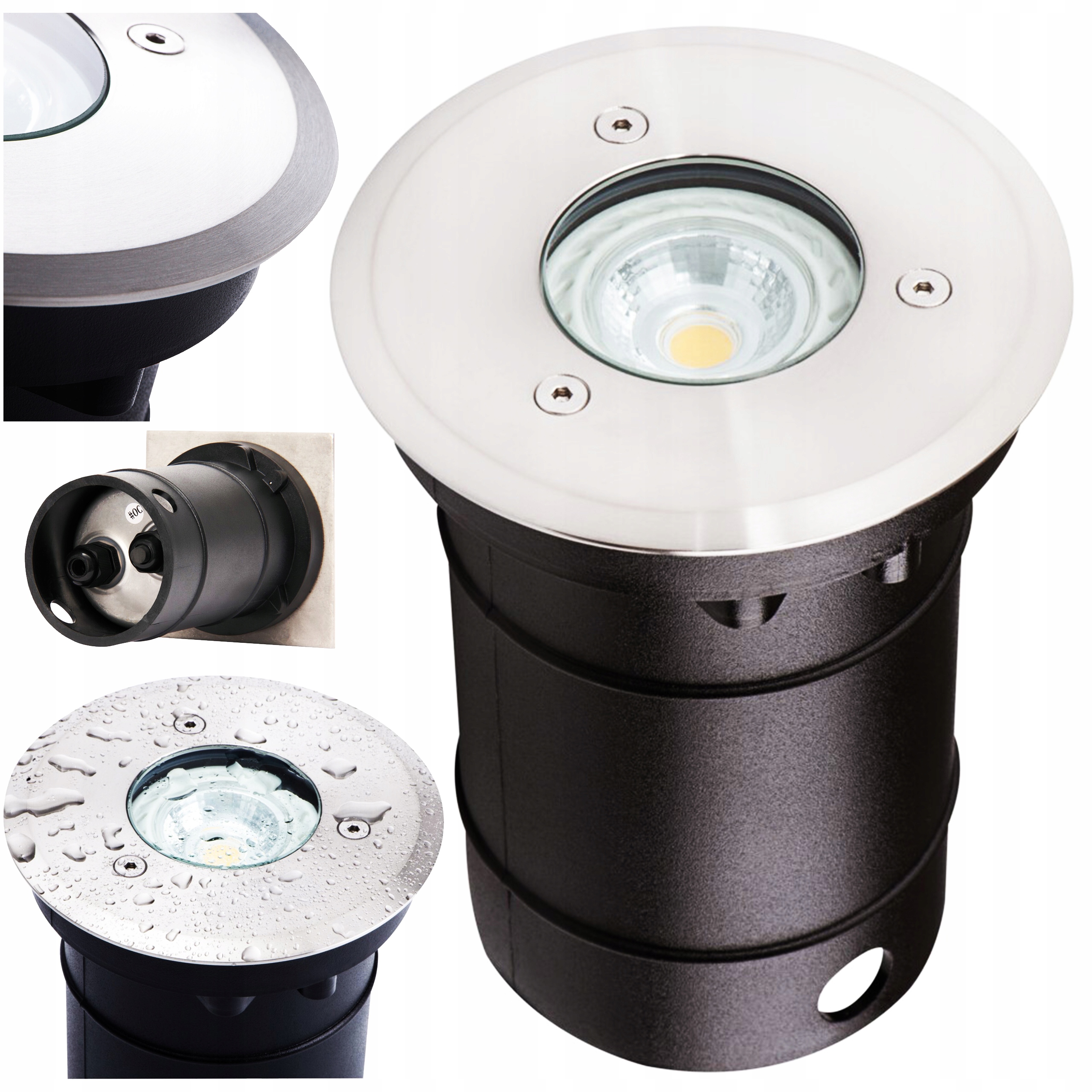 Nájezdová zemní lampa Berg DL-10O 10W GU10 Ikl. IP67 7172 Kanlux