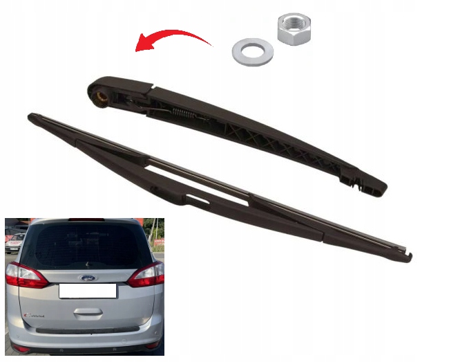 RAMIĘ + WYCIERACZKA TYŁ FORD GRAND C-MAX 2010r-