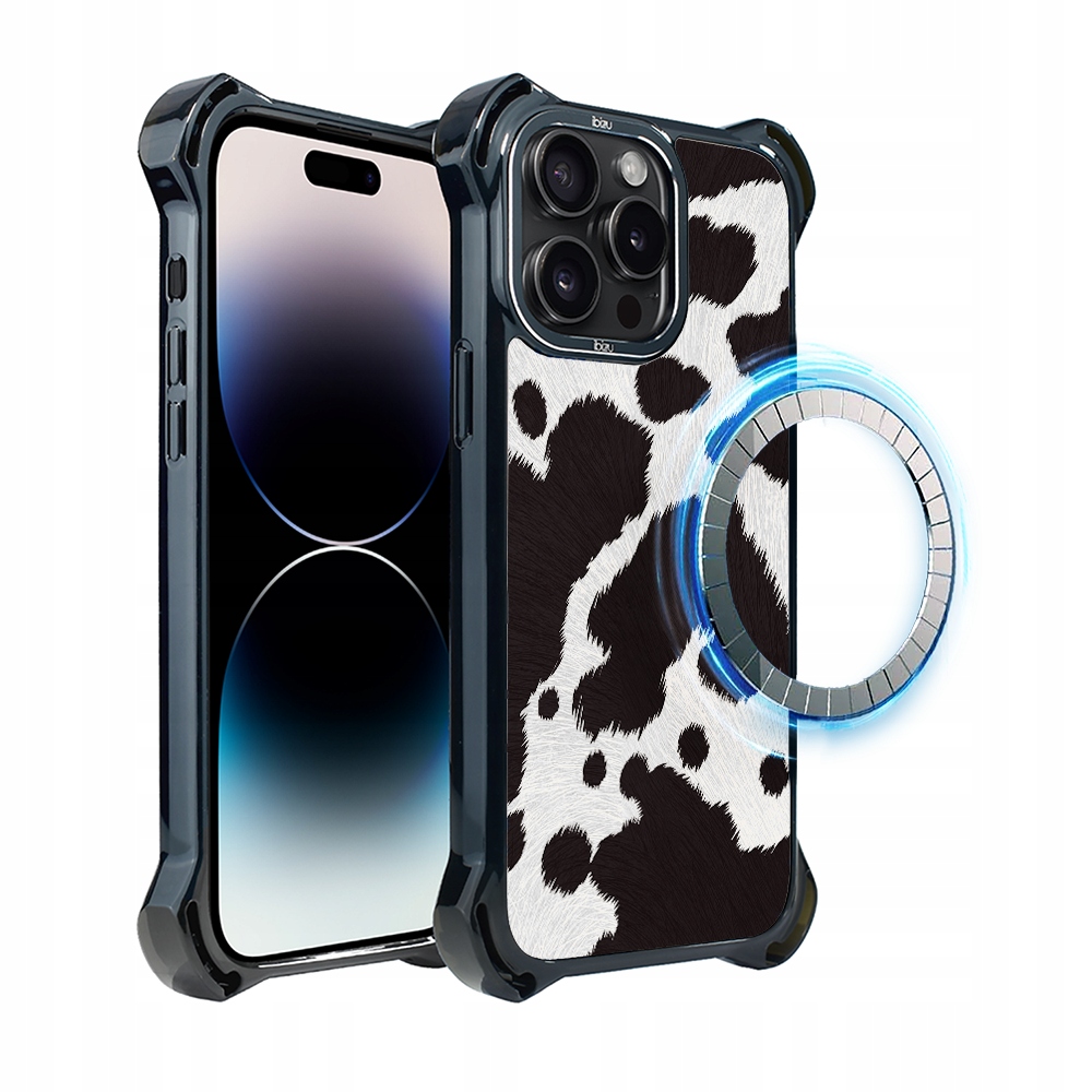 Pouzdro pro iPhone 14 Pro Max Ibizu DropGuard Ultra s MagSafe, polská kráva