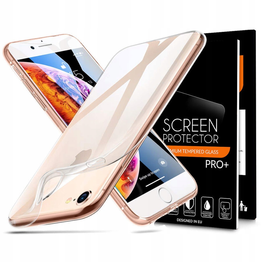 

Etui Pokrowiec Silikon Do Iphone Se 2020 + Szkło