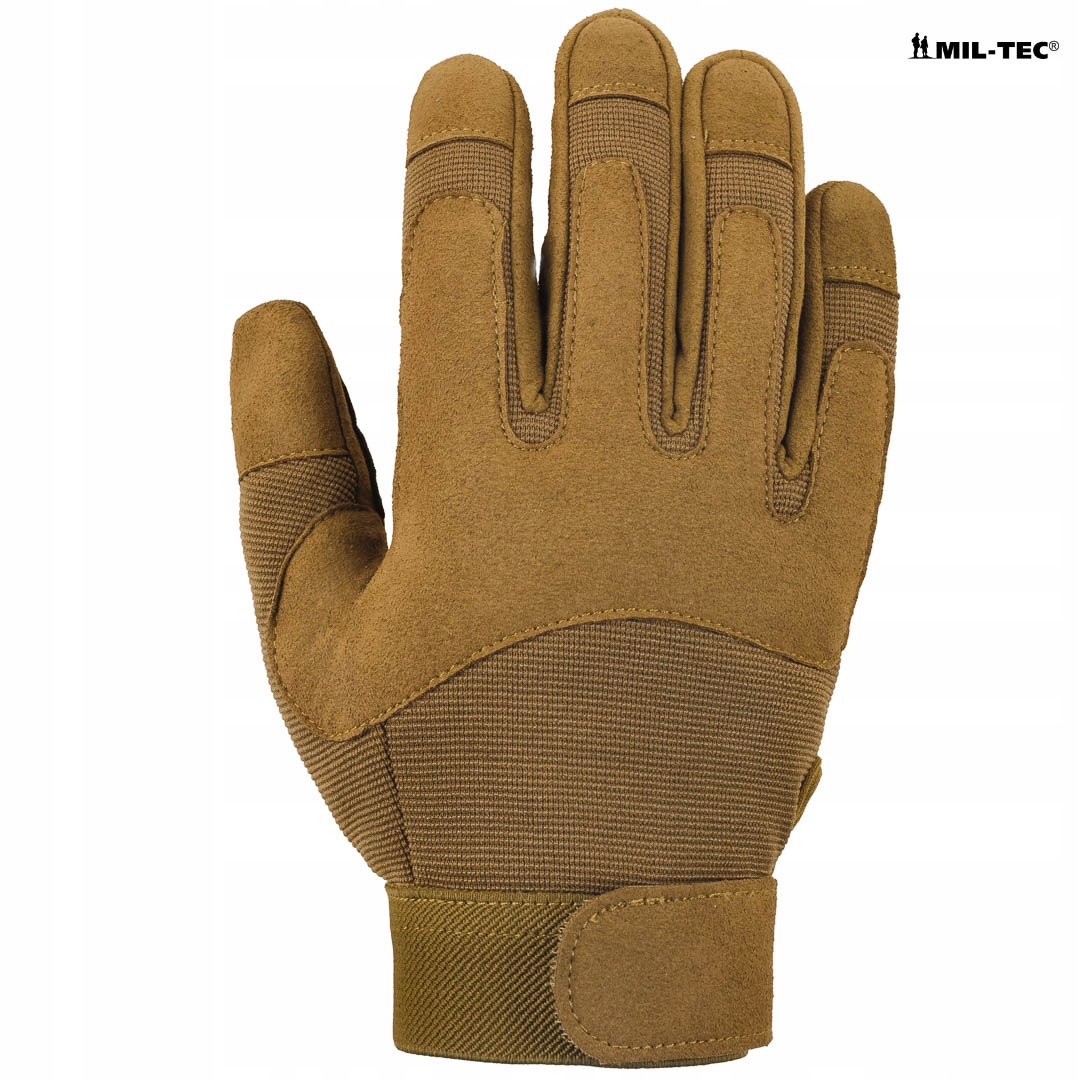 Mil-Tec Rękawice Taktyczne Wojskowe Rękawiczki ARMY GLOVES Coyote Dark M Marka Mil-Tec