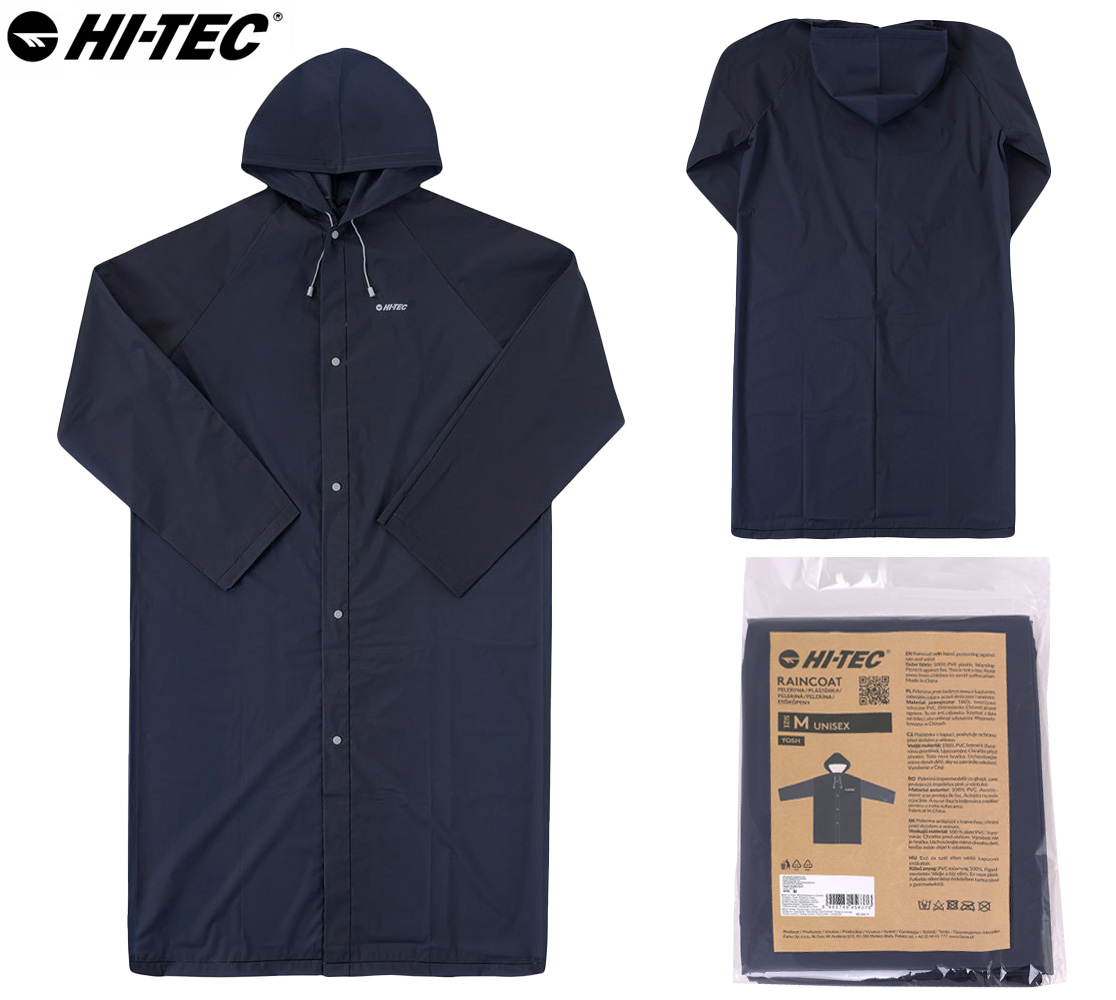 PŁASZCZ PRZECIWDESZCZOWY DLA DOROSŁYCH HI-TEC YOSH PELERYNA PONCZO PVC L Kod producenta Yosh