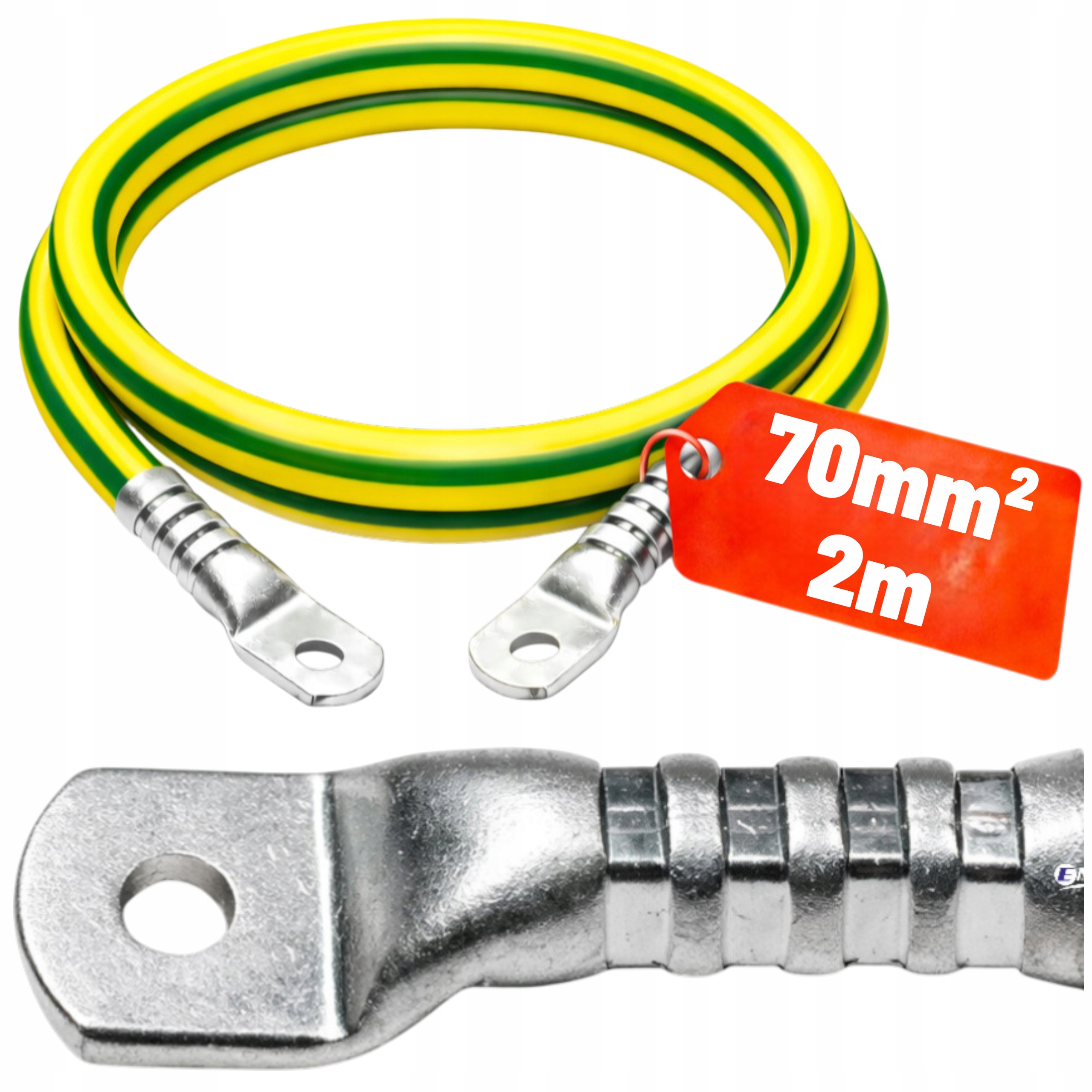 2 m Kabel Lgy Koncovka 70/8 Germany 70 mm2 2 m