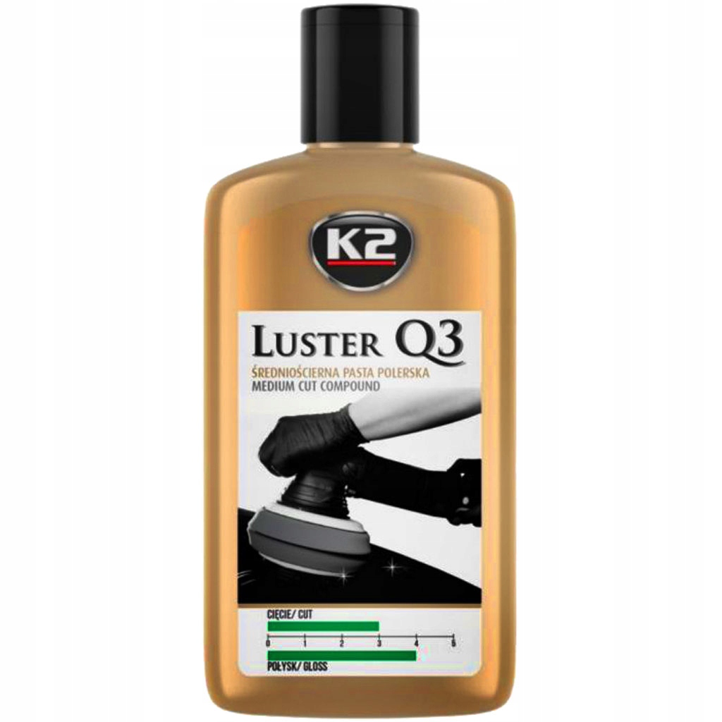 

K2 Luster Q3 średniościerna Pasta polerska 250G