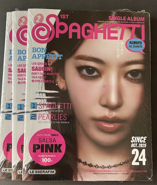 LE SSERAFIM - SPAGHETTI - KIM CHAEWON COMPACT VER 18088592457