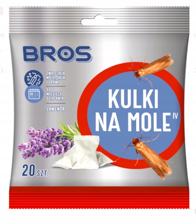 

Bros kulki lawendowe na mole 20 szt