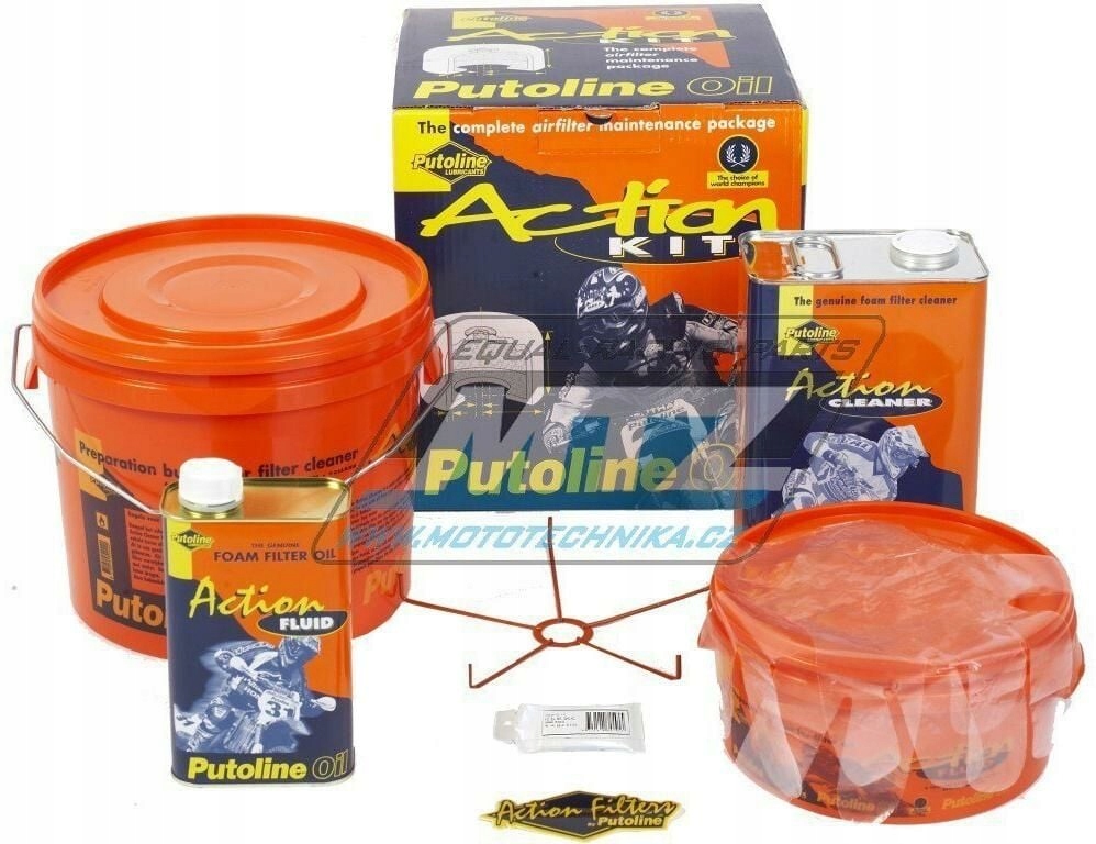 Umývacia sada Putoline Action Kit na údržbu penových vzduchových filtrov PU70010