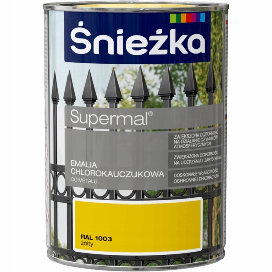 

Chlorokauczuk Śnieżka 5L RAL1003 Żółty