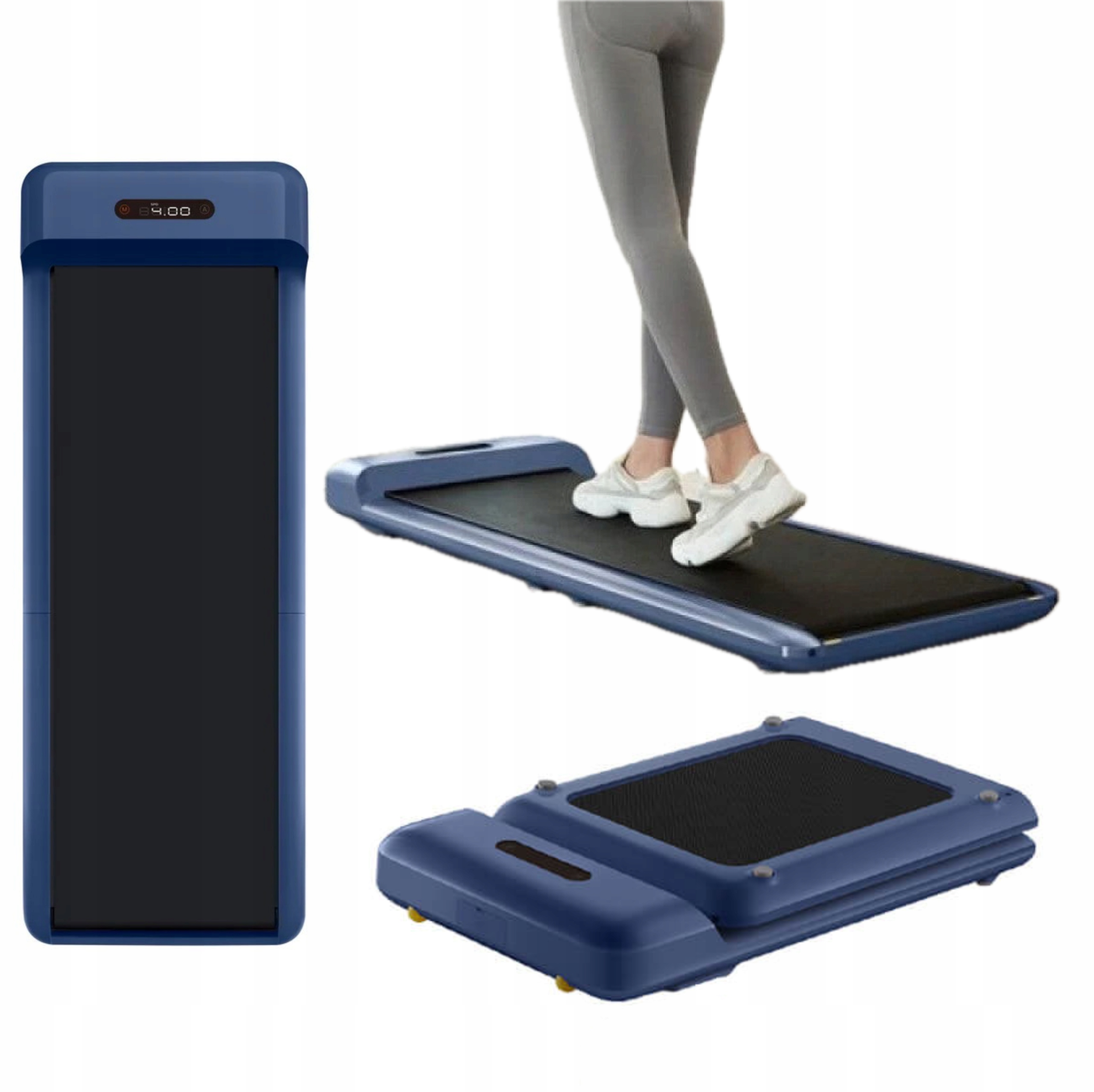 Bieżnia Walkingpad C2 niebieska elektryczna domowa treningowa składana