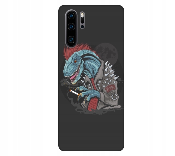

Etui pokrowiec do Huawei P30 Pro Punk dinozaur