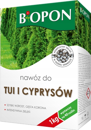 

Biopon Nawóz do tui i cyprysów 1 kg