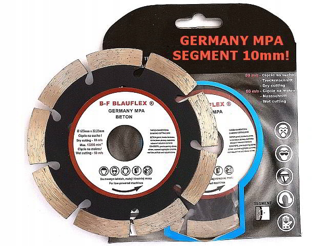 

Tarcza diamentowa segment Sucho Mokro Blauflex 125