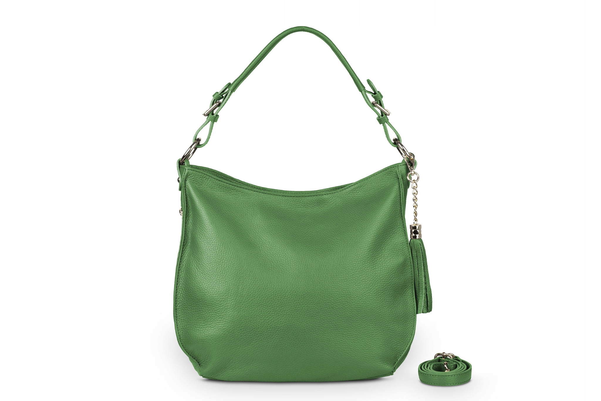 Kožená taška Vera Pelle Buba tráva