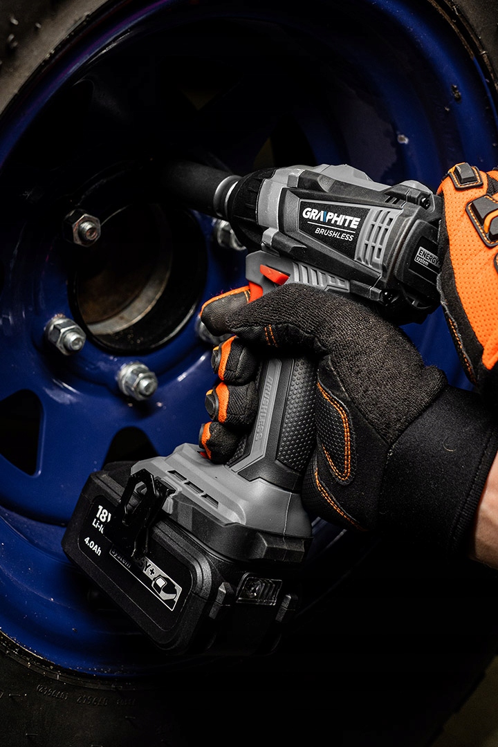 Klucz udarowy akumulatorowy Energy+ 18V, GRAPHITE Marka Graphite