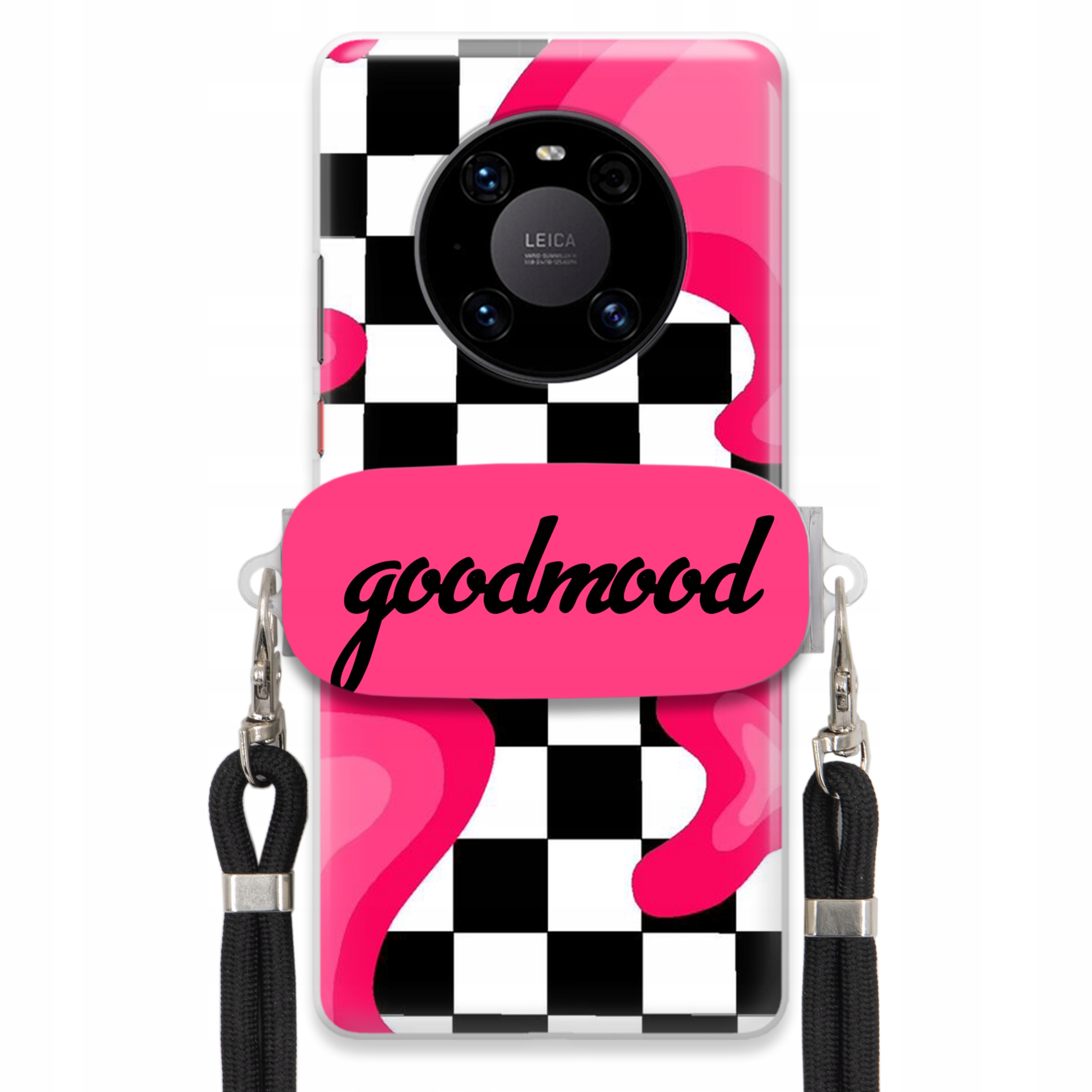 Puzdro Na Huawei Mate 40 Pro Sada Case Držiak Na Vodítko Čierny Pre Teen Splash