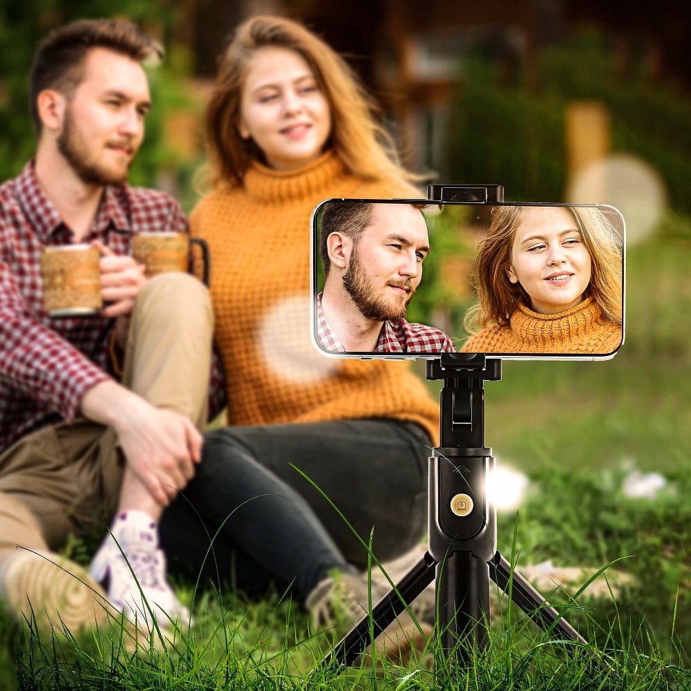 Kij Selfie Stick K07 - statyw z pilotem bluetooth Waga produktu 131 g