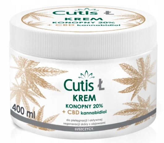 

Cutis Ł Łuszczyca krem konopny 20% 400 ml
