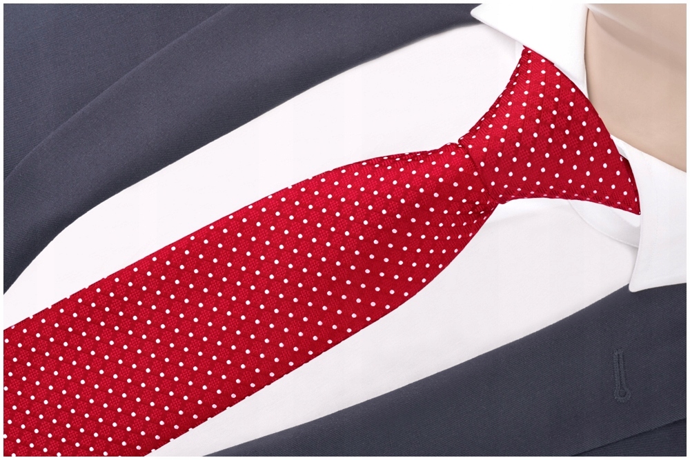 ŻAKARDOWA POSZETKA + KRAWAT Męski Wypustka 30x30cm do Garnituru pok118 Materiał dominujący mikrofibra (mikrofaza)