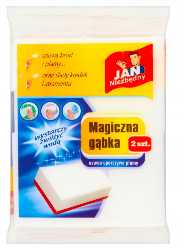 

Jan Niezbędny Magiczna Gąbka Na Brud I Plamy 2 Szt