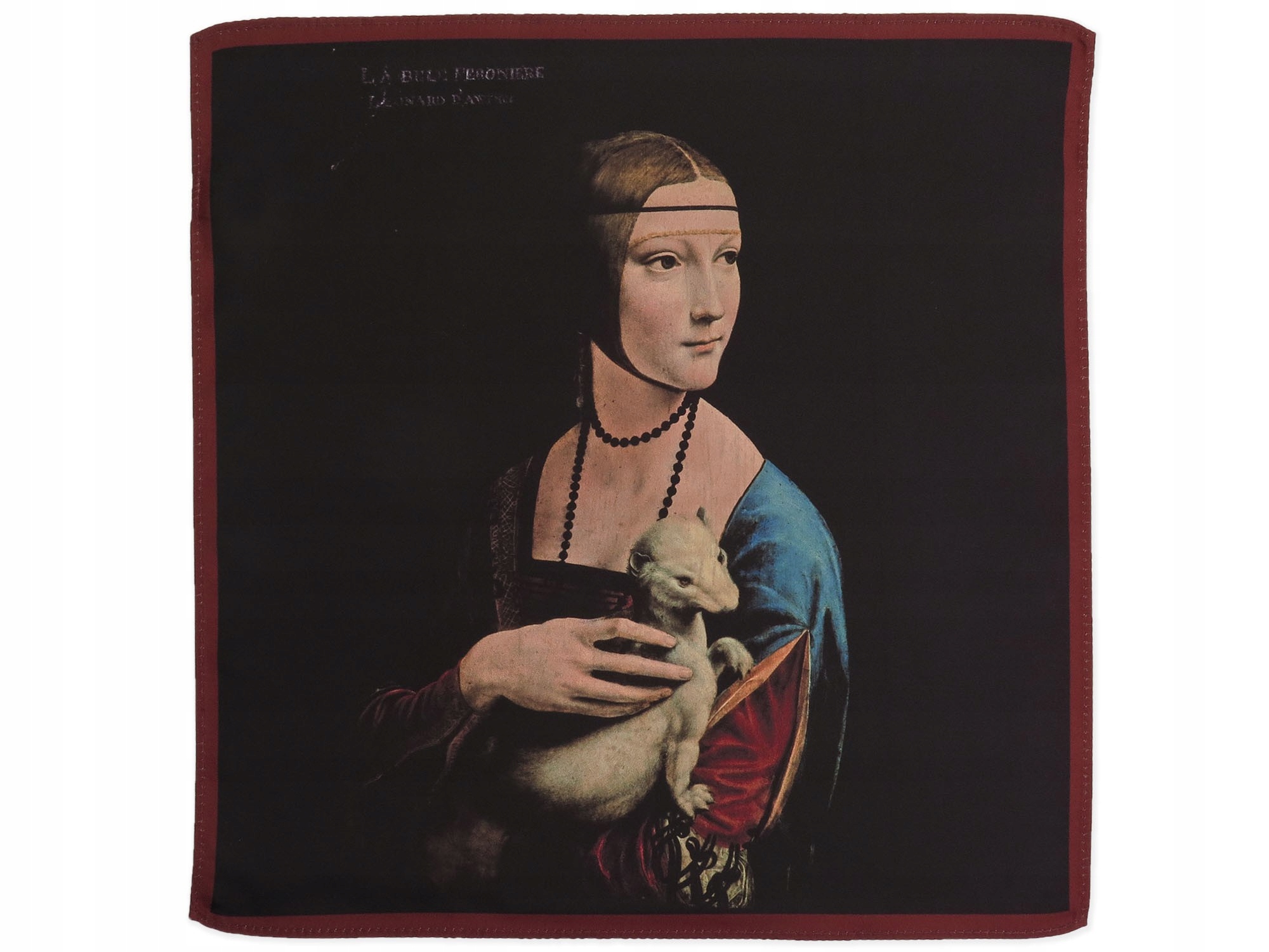 

Poszetka obraz Da Vinci Dama z gronostajem E174