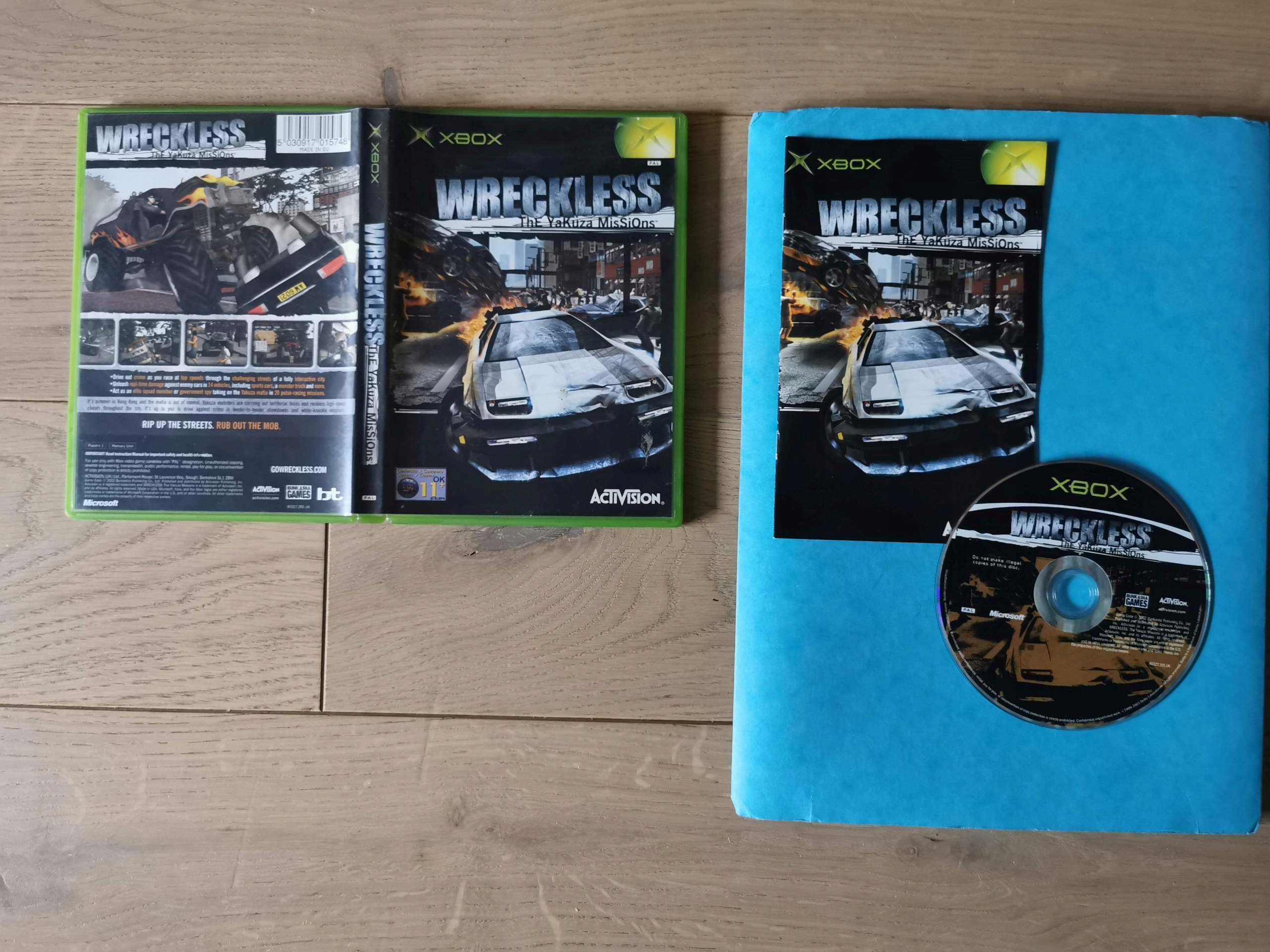 Wreckless The Yakuza Missions 10/10! Platforma Microsoft Xbox