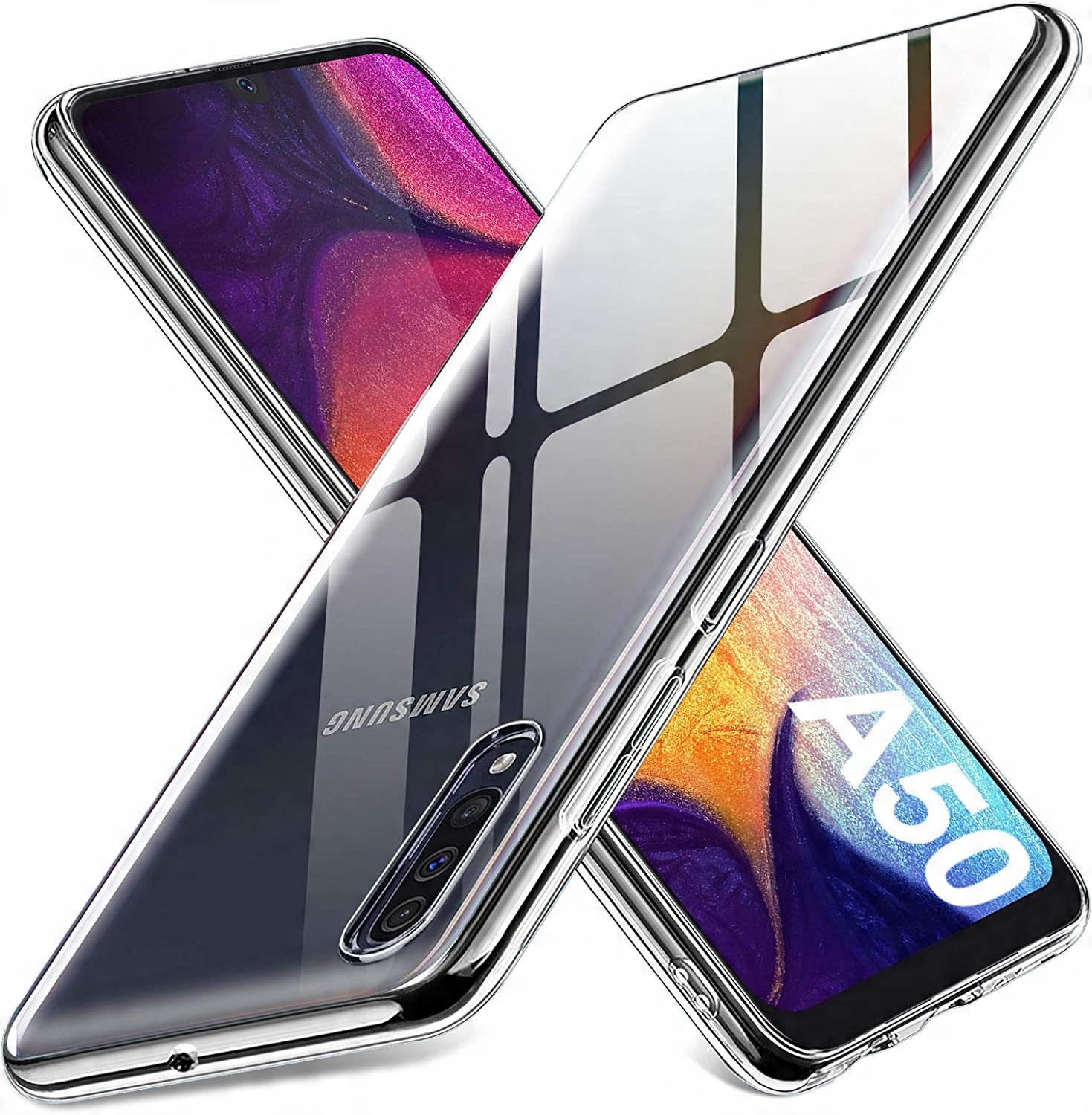 

Etui na Samsung A50 2MM Przezroczyste Slim Szkło
