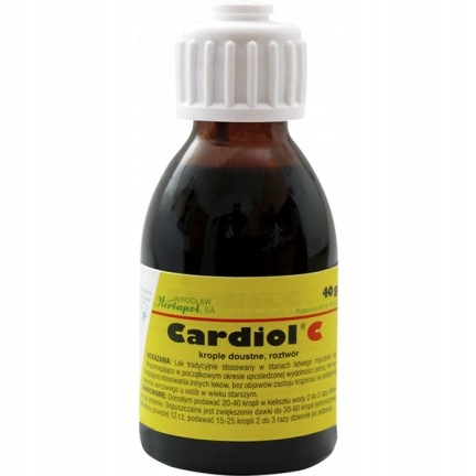 Cardiol C, пероральные капли, раствор, 40 г сердце