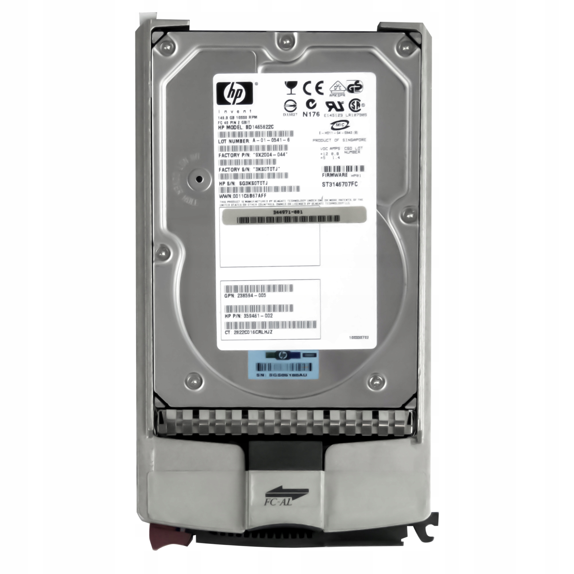 Hp 359461-002 146GB 10K 8MB Fc 3.5'' BD1465822C