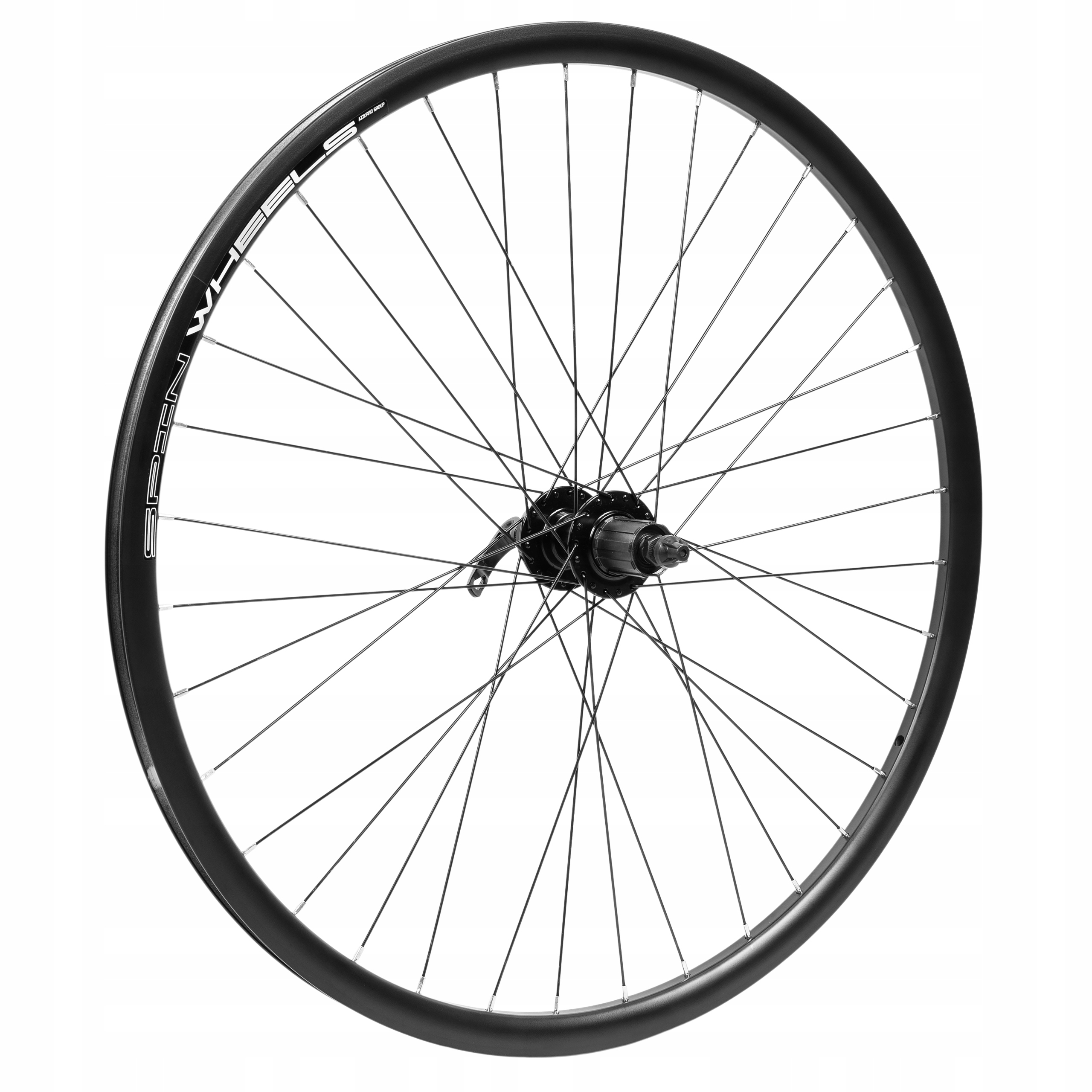 Koło Rowerowe 28 Cali Tylne Kaseta Tarcza 6 Śrub Dysk Czarne