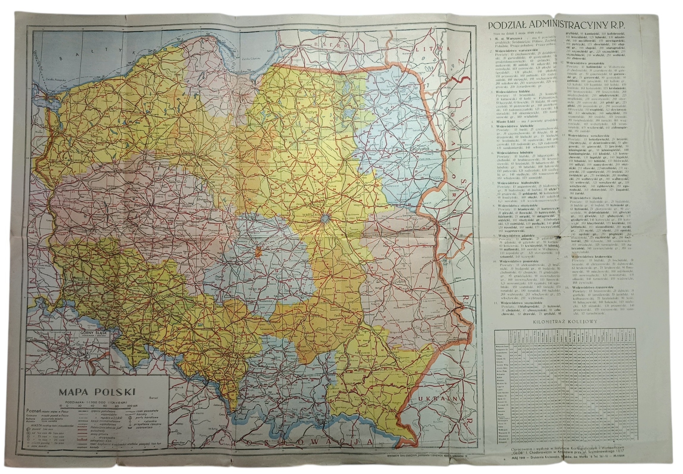 Podział administracyjny RP (1949 r.)