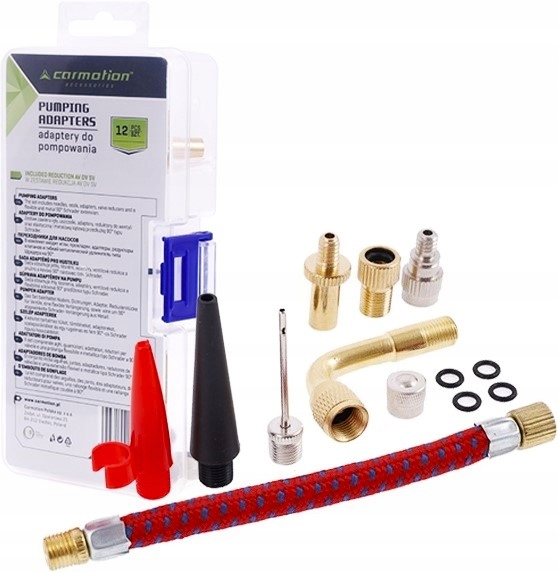 УНИВЕРСАЛЬНЫЙ НАБОР АДАПТЕРОВ ДЛЯ НАКАЧКИ 12 ШТ.