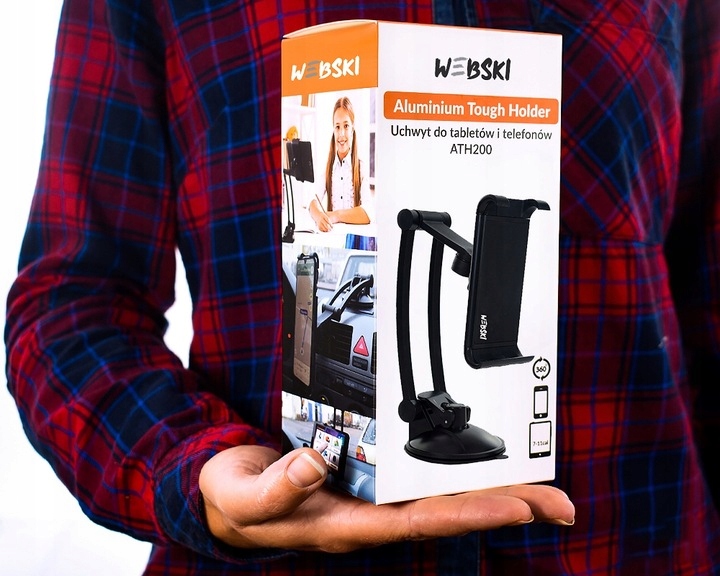 Uchwyt Trzymak do tableta na szybę do samochodu Stan opakowania oryginalne