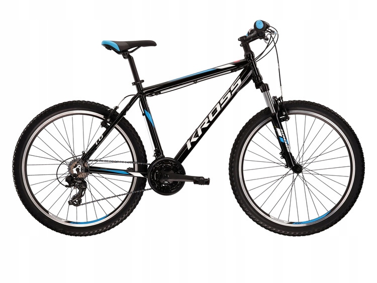 Kross Hexagon 1.0 Koło 26" 2022/23 Czarno Biało Niebieski Połysk