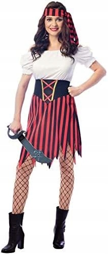 Dámský kostým piráta s doplňky Pirátka L/XL