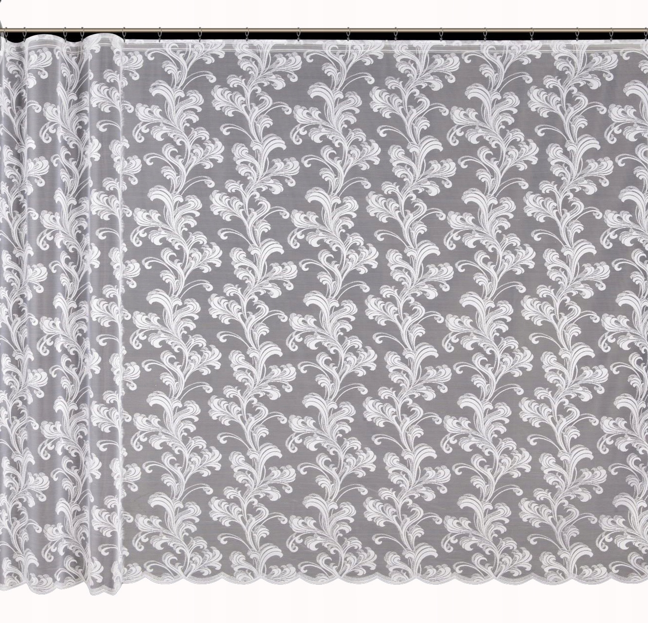 Mg Záclona žakárová páska 4558 Bílá 250X250 s páskou M