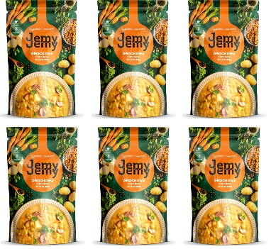 Levně 6 x 450 g Profi Jíme Grochowa s klobásou Karton