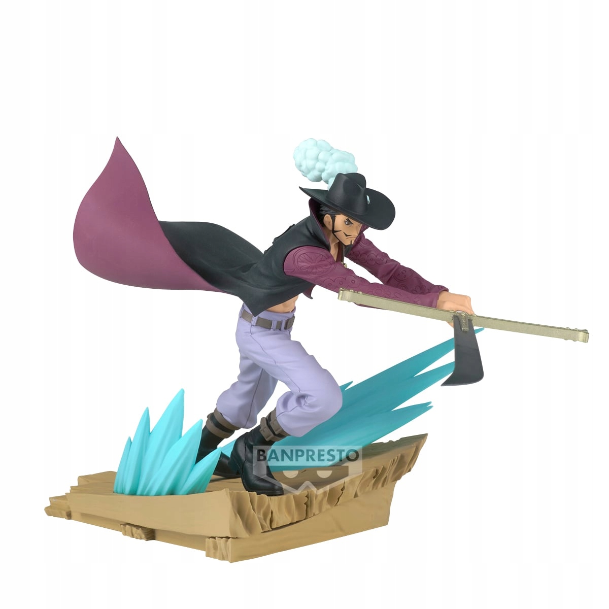Banpresto One Piece Dracule Mihawk Figurka Senkozekkei 2/2 12 cm