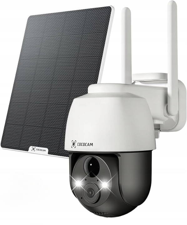 Venkovní kamera 4G Lte solární napájení 2K detekce Ai chybí WiFi